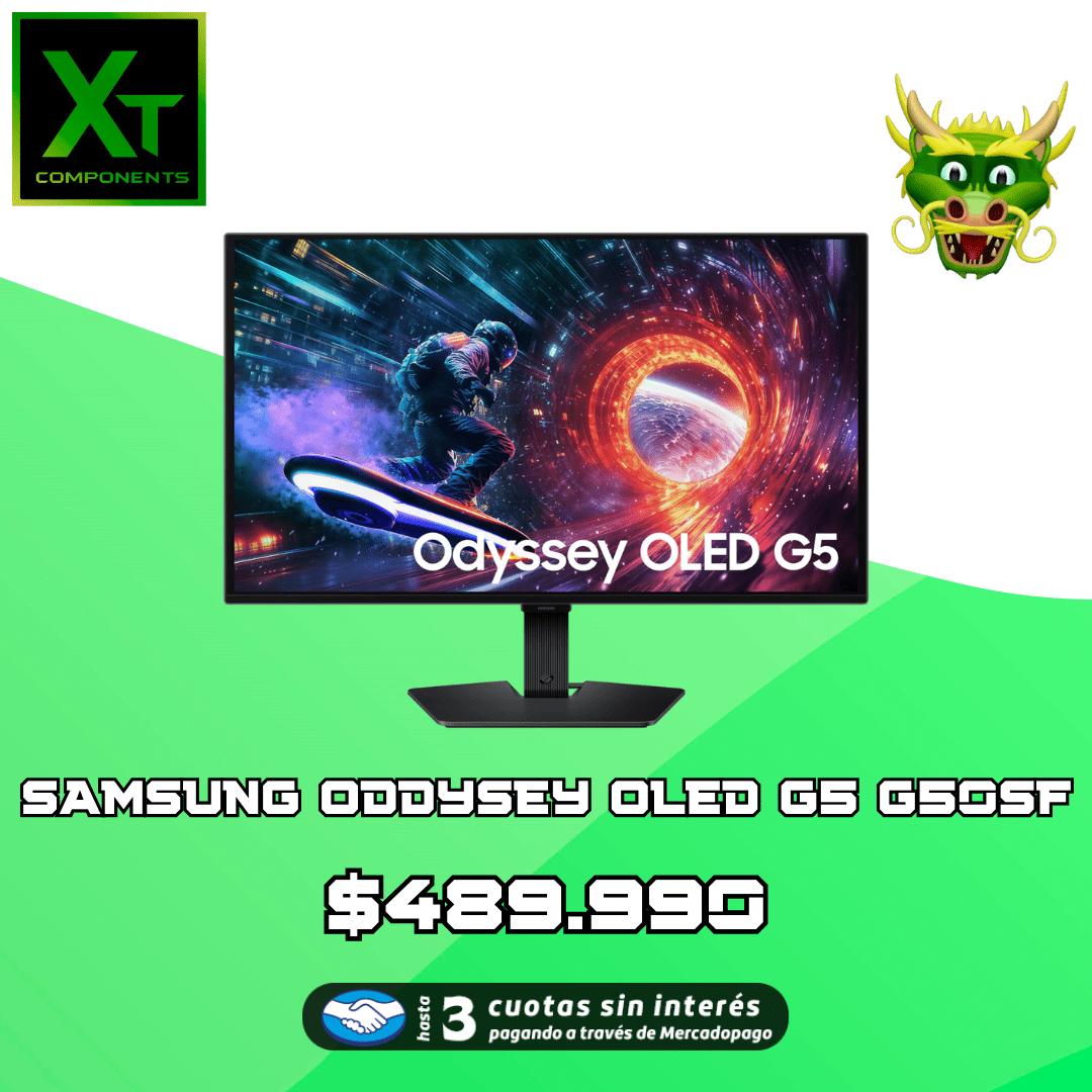MONITOR OLED SAMSUNG-2 MONITOR SAMSUNG ODDYSEY OLED G5 G50SF - Imagen 1