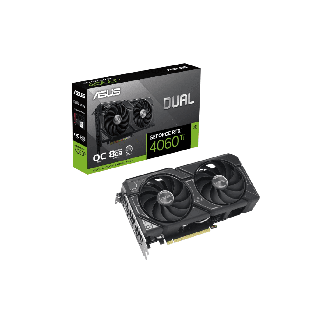RTX 4060 TI ASUS DUAL OC 8GB GDDR6 (USADA) - Imagen 1