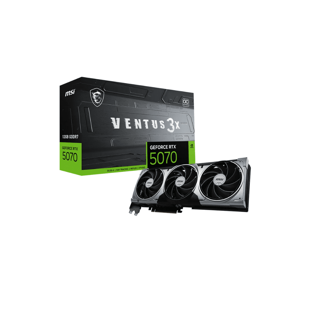 RTX 5070 MSI VENTUS 3X OC 12GB GDDR7 (INGRESANDO) (4060 TI PP) - Imagen 1