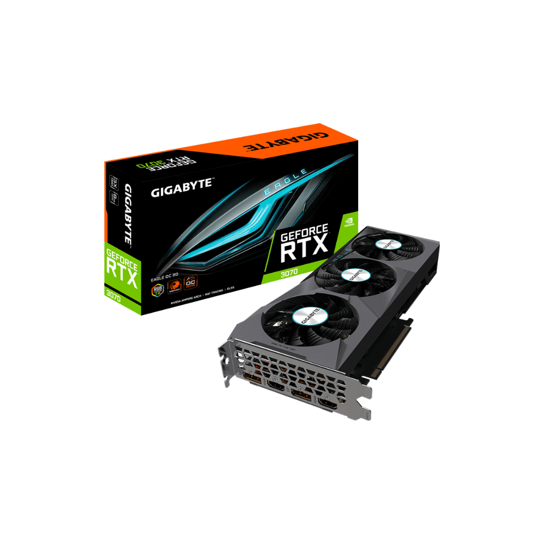 RTX 3070 GIGABYTGE EAGLE OC 8GB GDDR6 (USADA) - Imagen 1