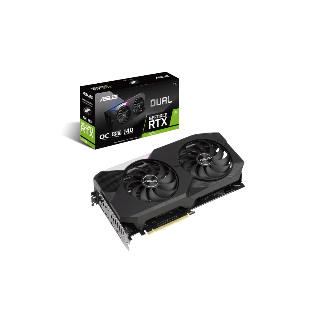 307O ASUS DUAL RTX 3070 ASUS DUAL OC 8GB GDDR6 (USADA) - Imagen 1