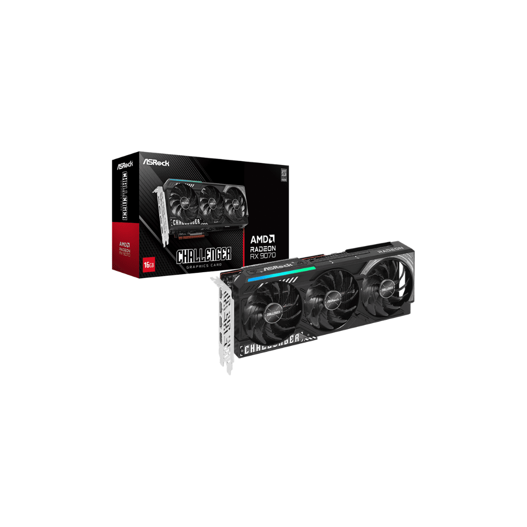 307O ASUS DUAL (17) RX 9070XT ASROCK CHALLENGER 16GB GDDR6 (INGRESANDO) - Imagen 1