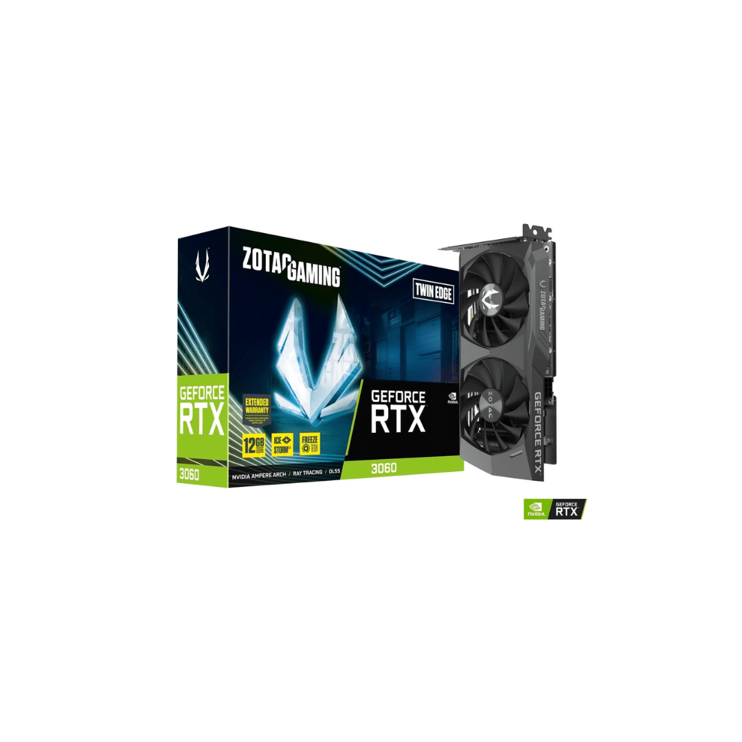 RTX 3060 ZOTAC TWIN EDGE 12GB GDDR6 (USADA) - Imagen 1