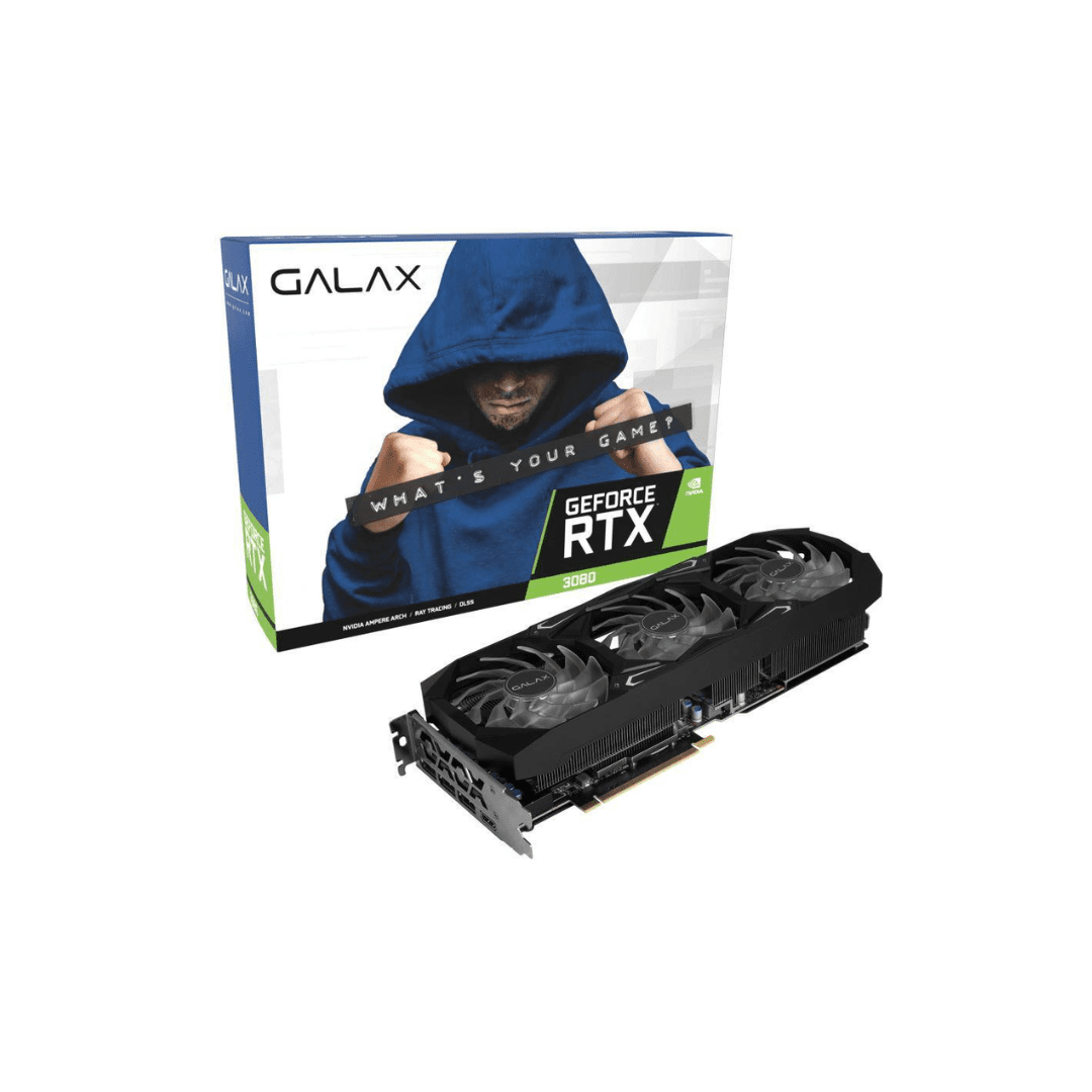 RTX 3080 GALAX ONE CLICK OC 10GB GDDR6X (USADA) - Imagen 1