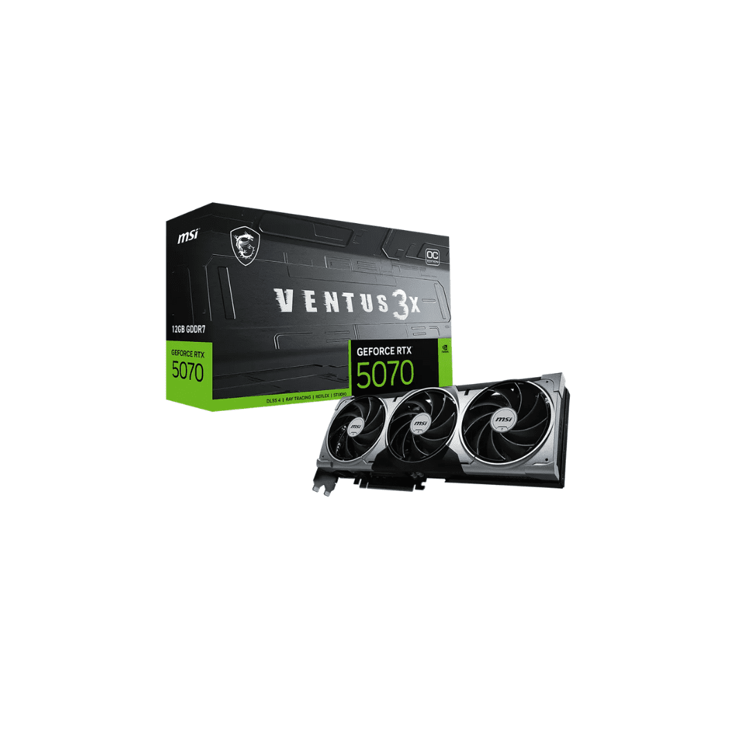 RTX 5070 MSI VENTUS 3X OC 12GB GDDR7 (USADA) - Imagen 1
