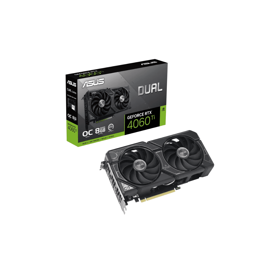 RTX 4060 TI ASUS DUAL OC 8GB GDDR6 - Imagen 1