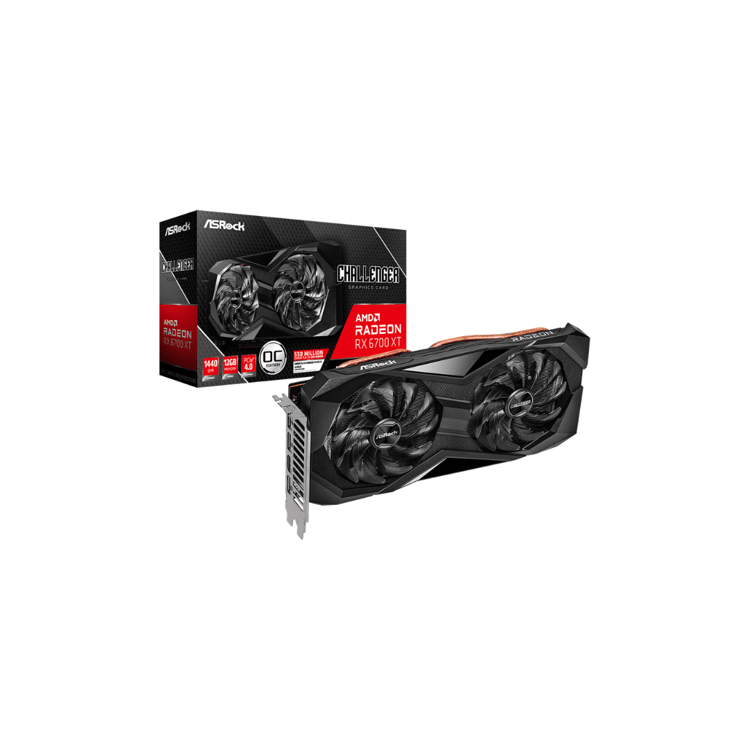 RX 6700XT ASROCK CHALLENGER 12GB GDDR6 (USADA) - Imagen 1