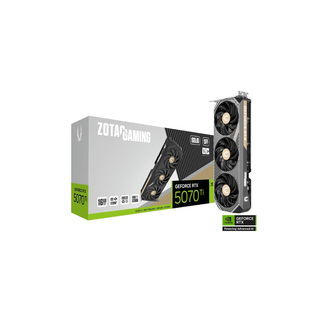 5070 ti (29) RTX 5070 TI ZOTAC SOLID SFF OC 16GB GDDR7 (INGRESANDO) - Imagen 1