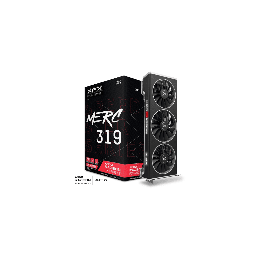 RX 6700XT XFX SPPED STER QICK 319 12GB GDDR6 (USADA) - Imagen 1