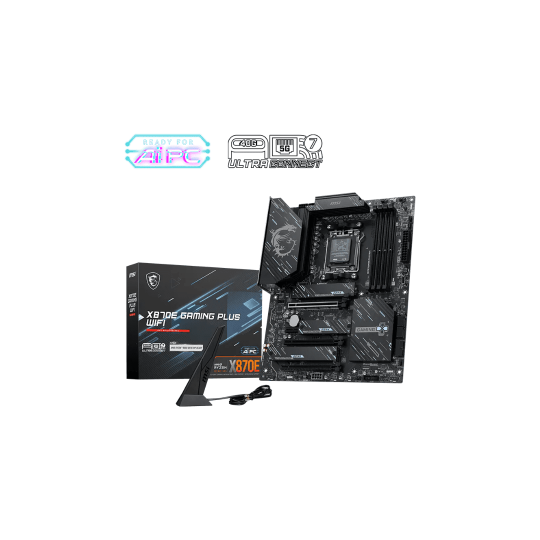 X870 (8) X870-E MSI GAMING PLUS WIFI - Imagen 1