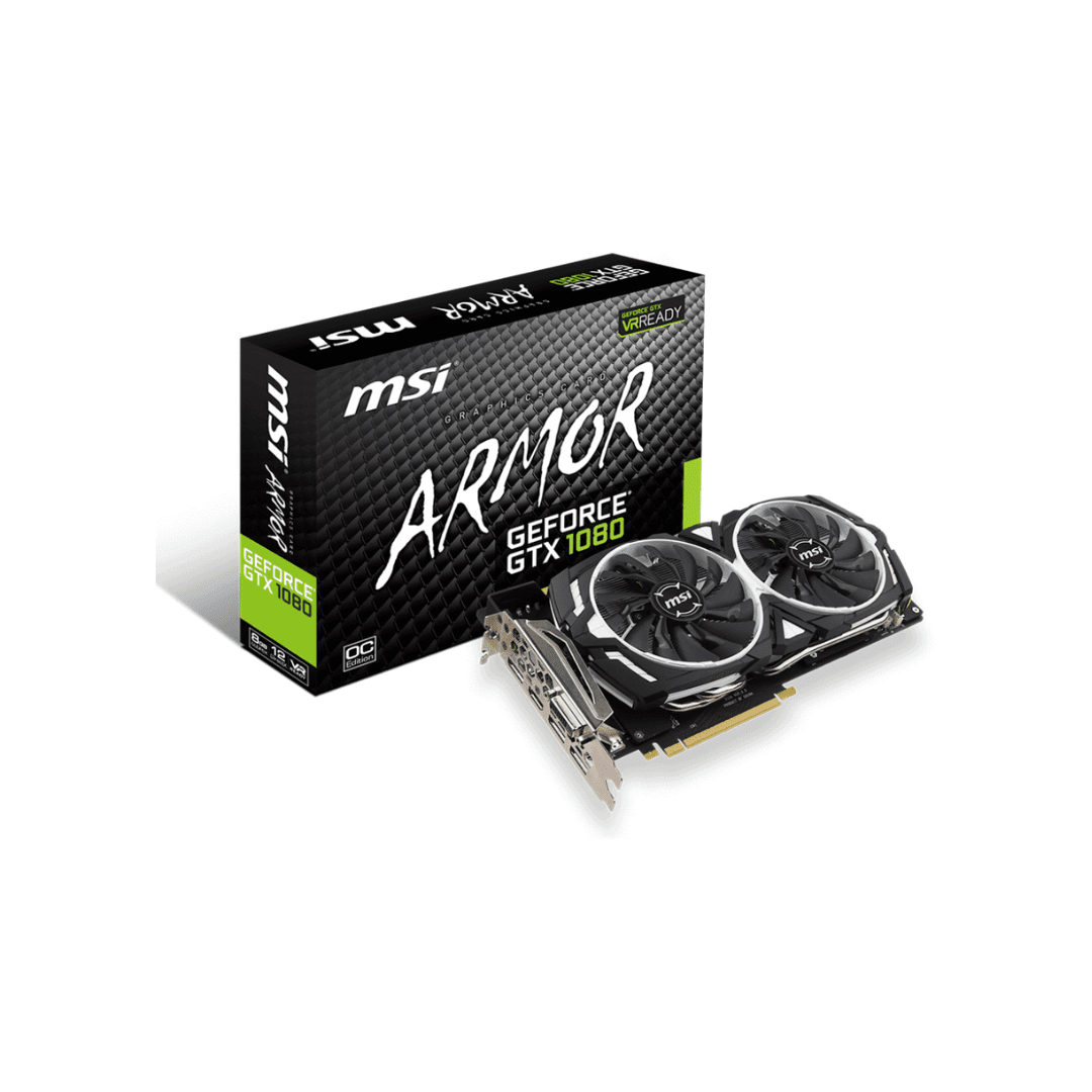 GTX 1080 MSI ARMOR 8GB GDDR5 (USADA) - Imagen 1