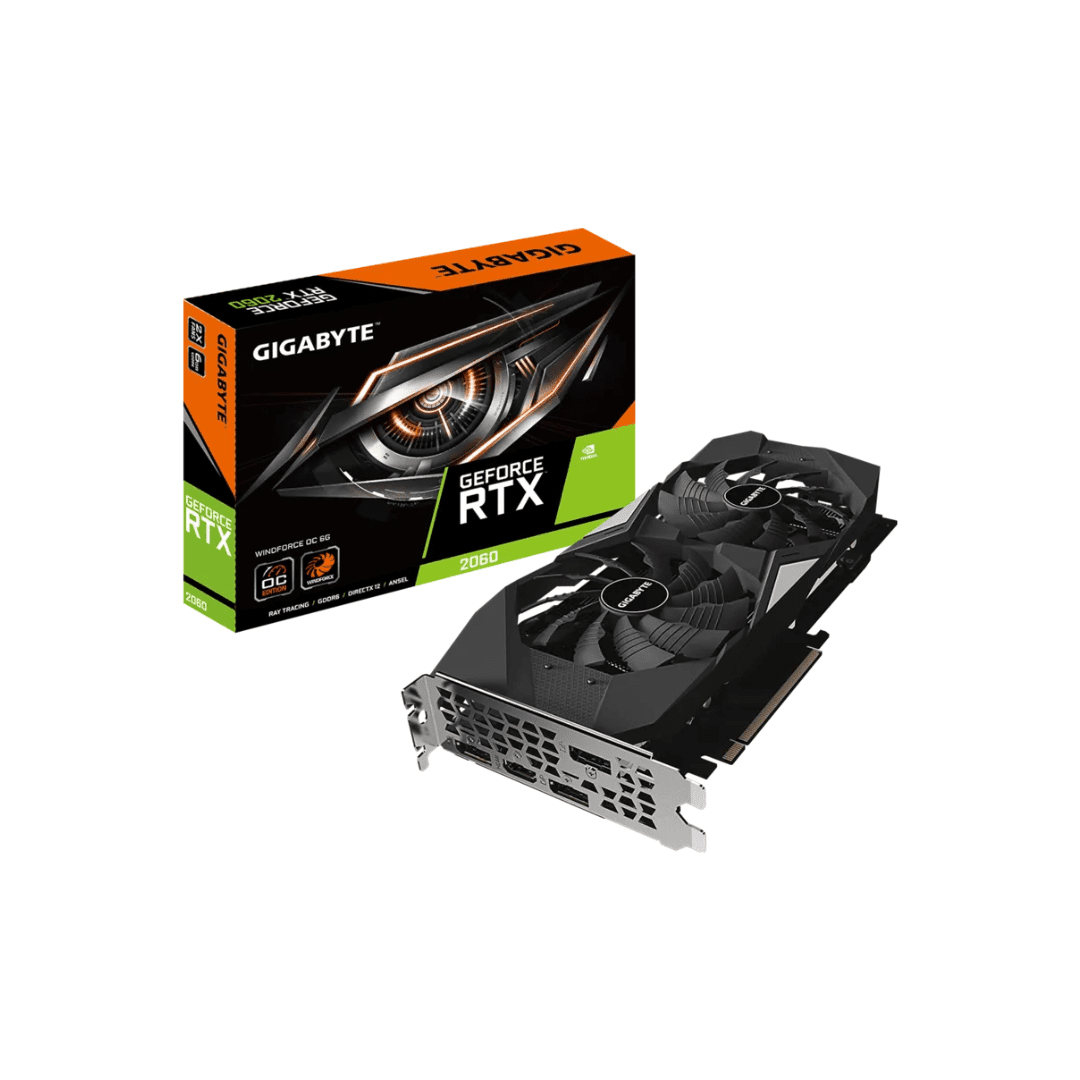 2060 (8) RTX 2060 GIGABYTE WINDFORCE OC 6GB GDDR6 (USADA) (INGRESANDO) - Imagen 1