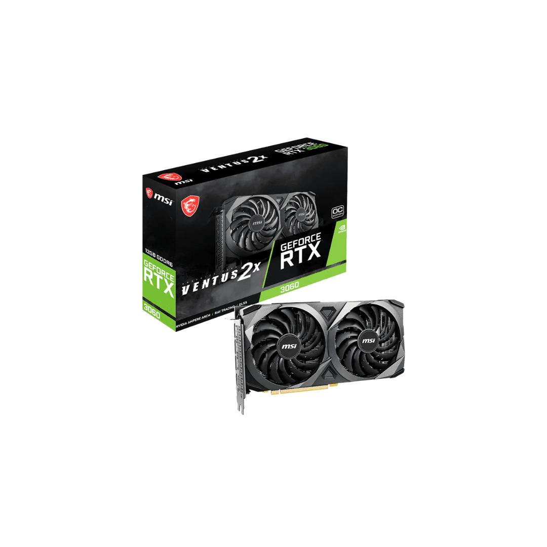 RTX 3060 MSI VENTUS 2X OC 12GB GDDR6 (USADA) - Imagen 1