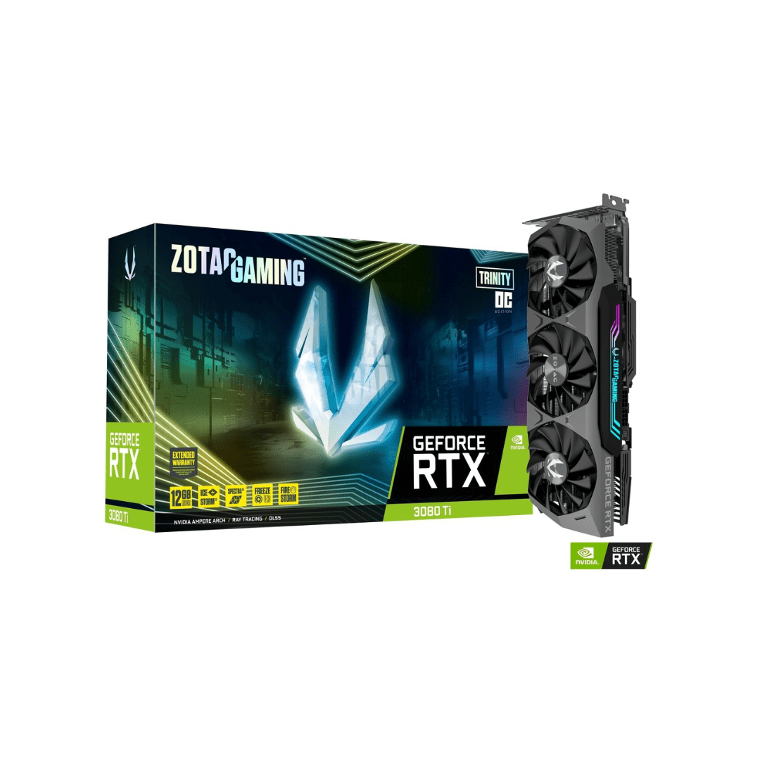 3080 ti RTX 3080 TI ZOTAC TRINITY OC 12GB GDDR6X (USADA) (INGRESANDO) - Imagen 1