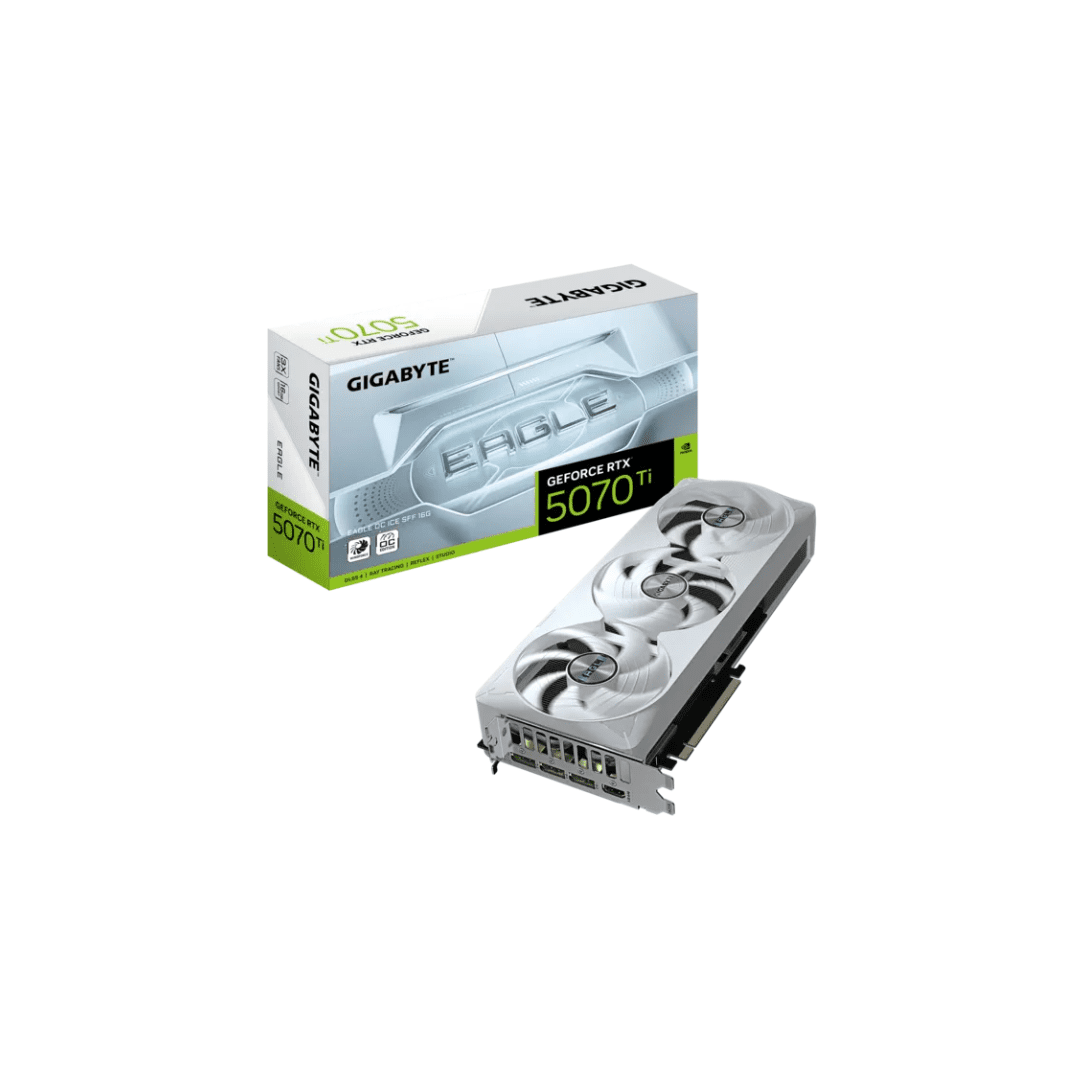 5070 TI ICE RTX 5070 TI GIGABYTE EAGLE ICE OC 16GB GDDR7 (INGRESANDO) - Imagen 1