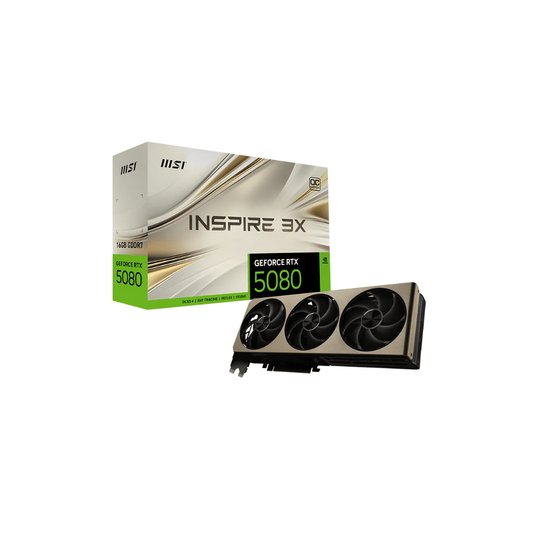 RTX 5080 MSI INSPIRE 3X OC 16GB GDDR7 - Imagen 1