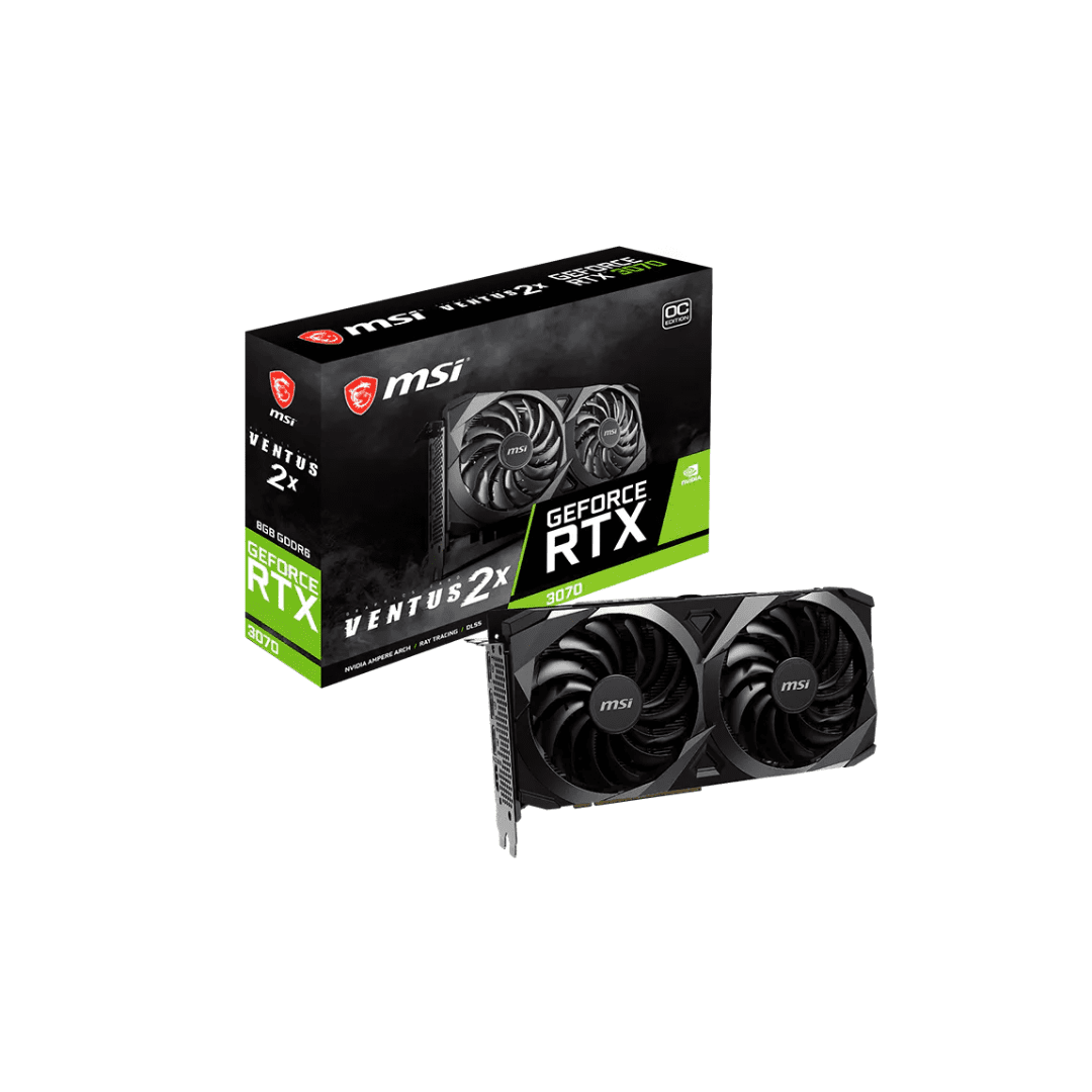 RTX 3070 MSI VENTUS 2X OC 8GB GDDR6 (USADA) - Imagen 1