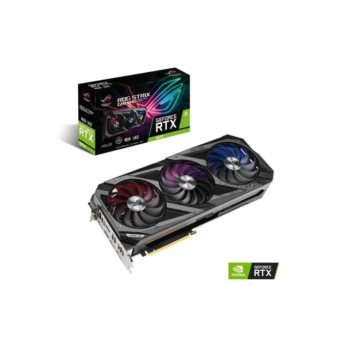 3070 (39) RTX 3070 ASUS ROG STRIX OC 8GB GDDR6 (USADA) - Imagen 1