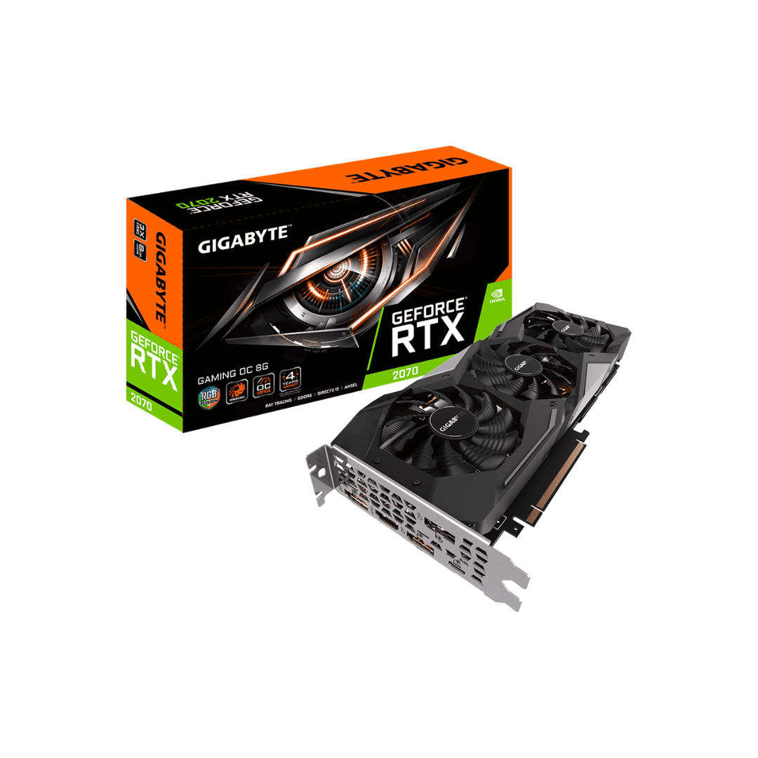 2070 (2) RTX 2070 GIGABYTE GAMING OC 8GB GDDR6 (USADA) - Imagen 1