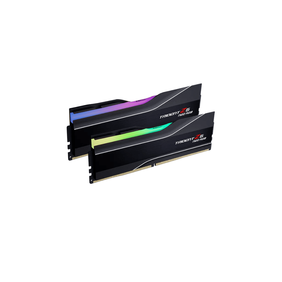 b550 asus tuf (6) GSKILL TRIDENT Z5 NEO RGB 64GB 2X32 6000MHZ CL36-36-36-96 F5-6000J3636F32GX2-TZ5NR - Imagen 1