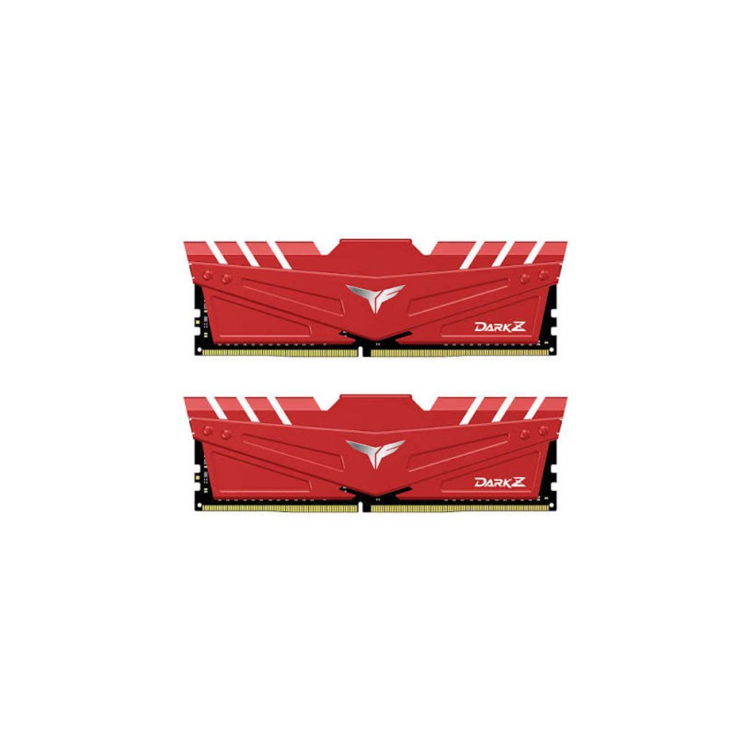 ddr4 (14) TEAM GROUP T FORCE DARK Z 32GB 16X2 3200MHZ CL16 (OPEN BOX) - Imagen 1